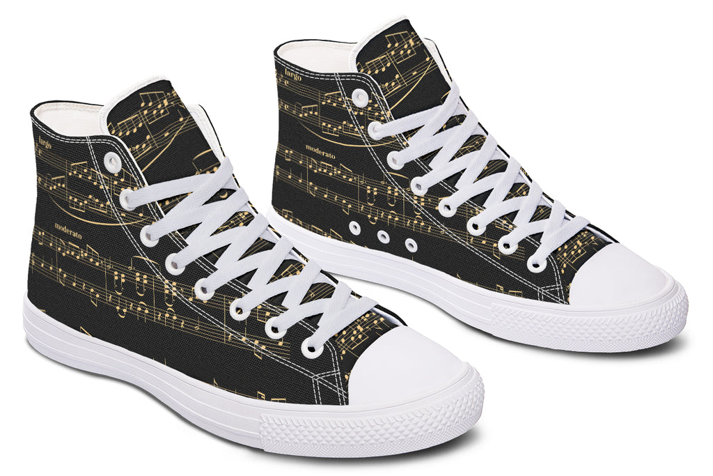 Midnight Melody High Tops (Wide)
