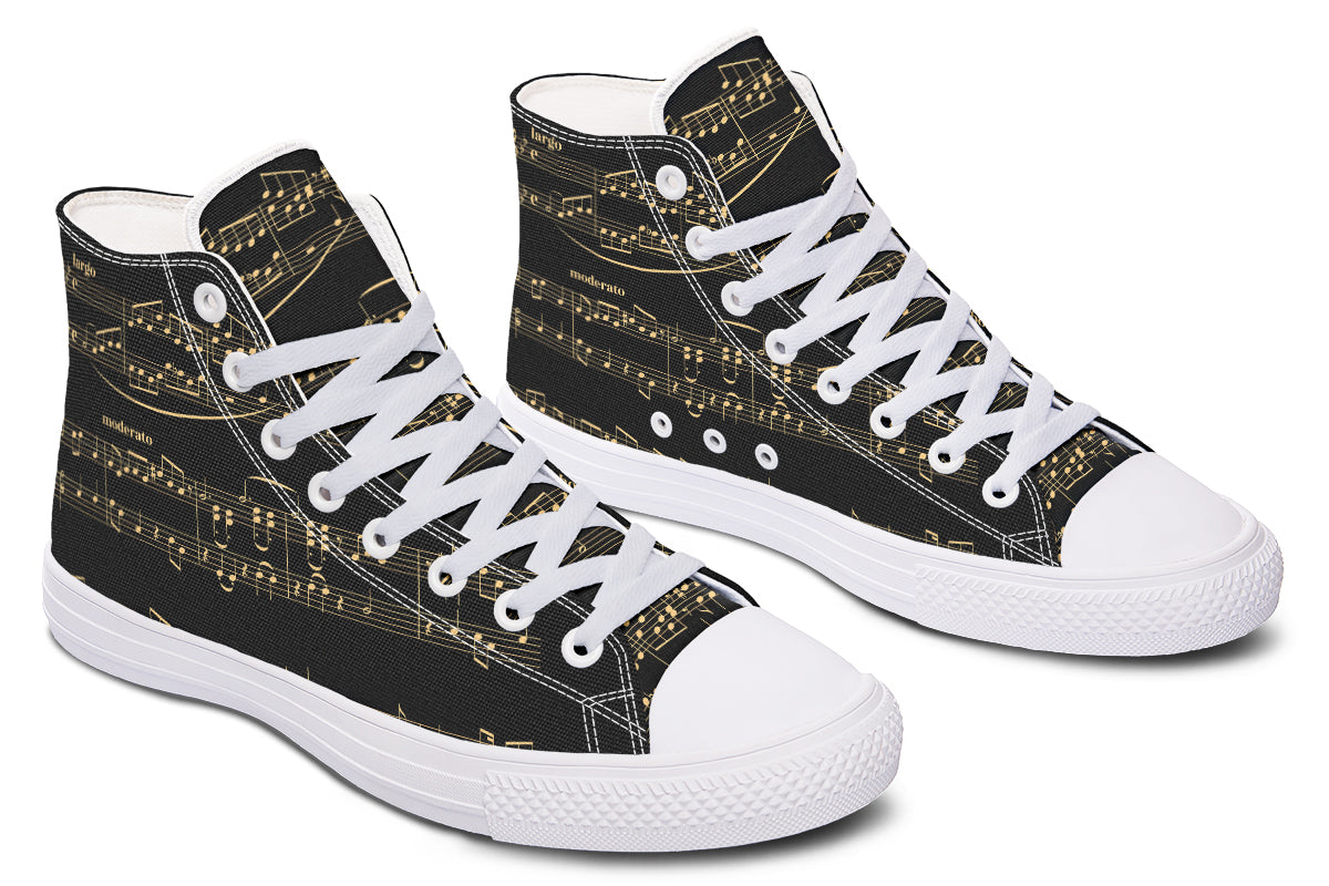 Midnight Melody High Tops (Wide)
