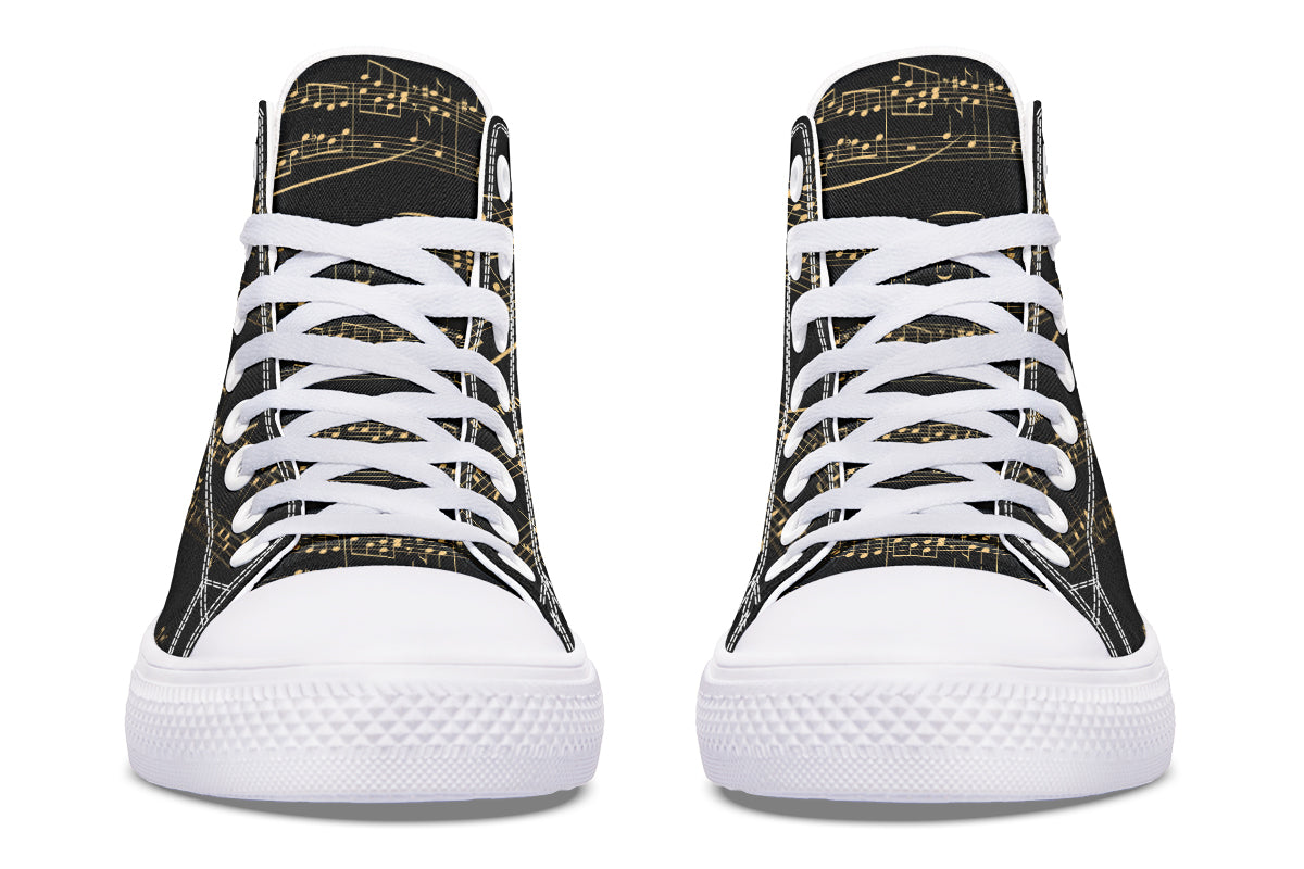 Midnight Melody High Tops (Wide)