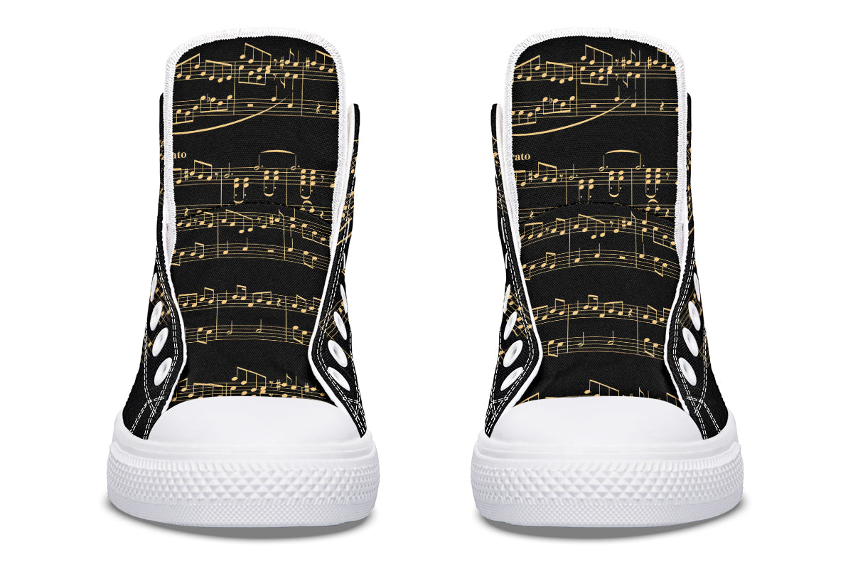 Midnight Melody High Tops (Wide)