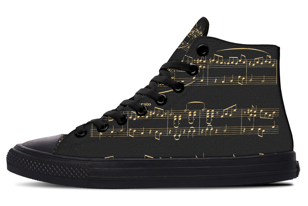 Midnight Melody High Tops (Wide)