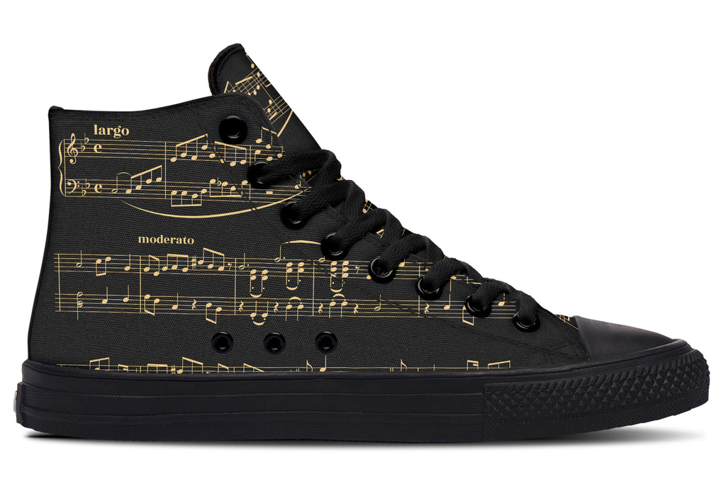 Midnight Melody High Tops (Wide)