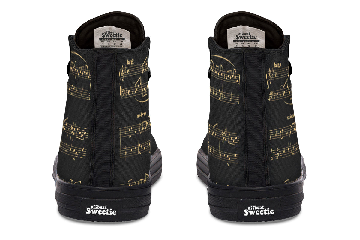 Midnight Melody High Tops (Wide)