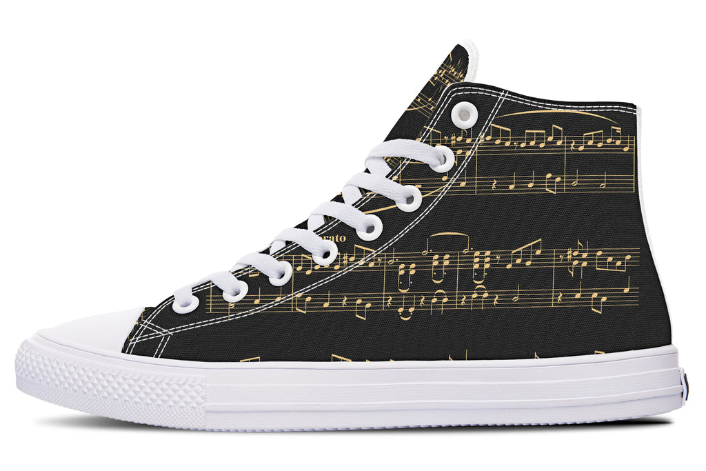 Midnight Melody High Tops (Wide)