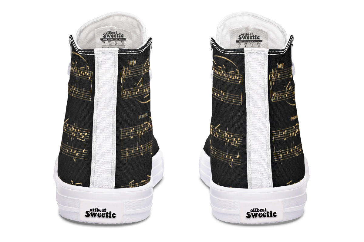 Midnight Melody High Tops (Wide)