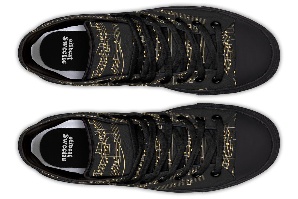 Midnight Melody High Tops (Wide)