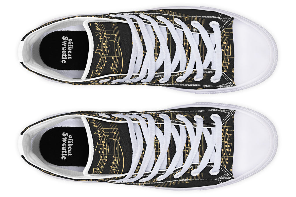 Midnight Melody High Tops (Wide)