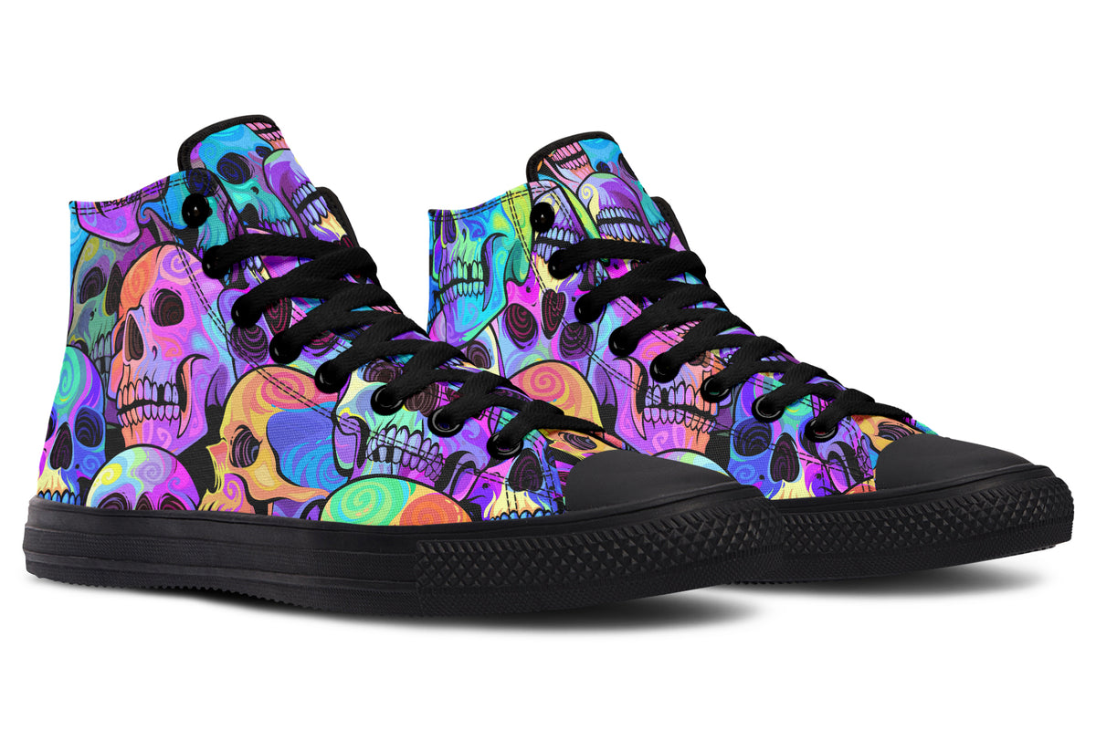 Grave Rave High Tops (Wide)