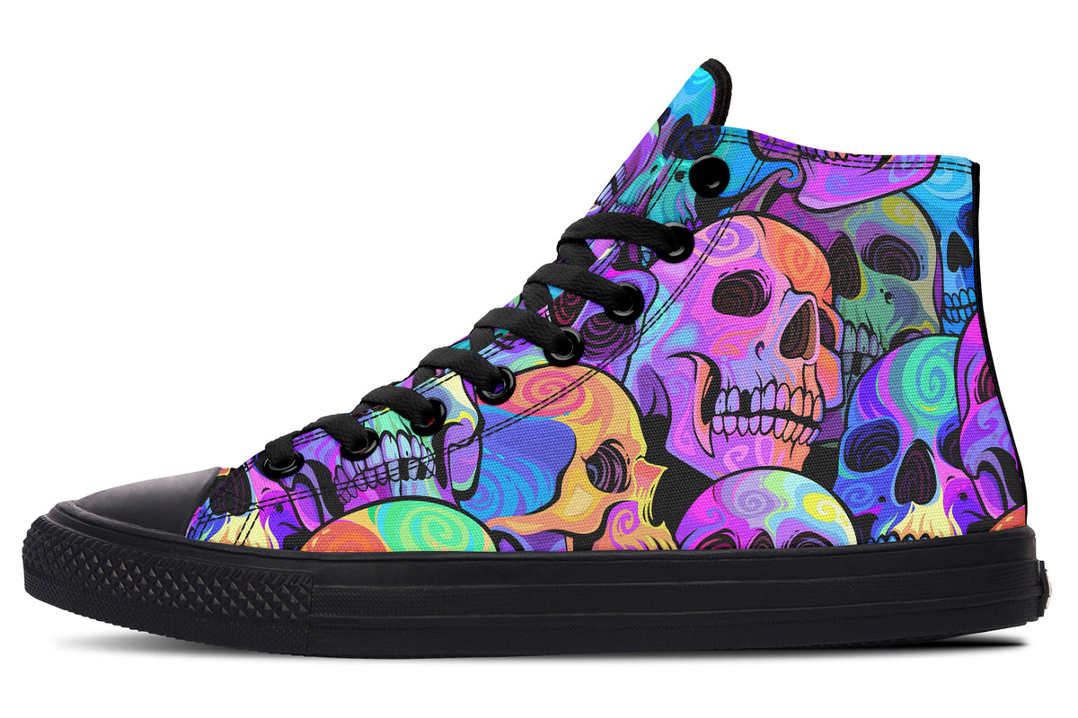 Grave Rave High Tops (Wide)