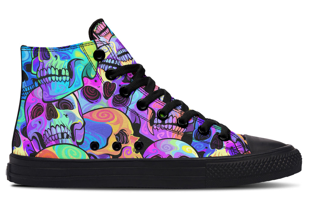 Grave Rave High Tops (Wide)