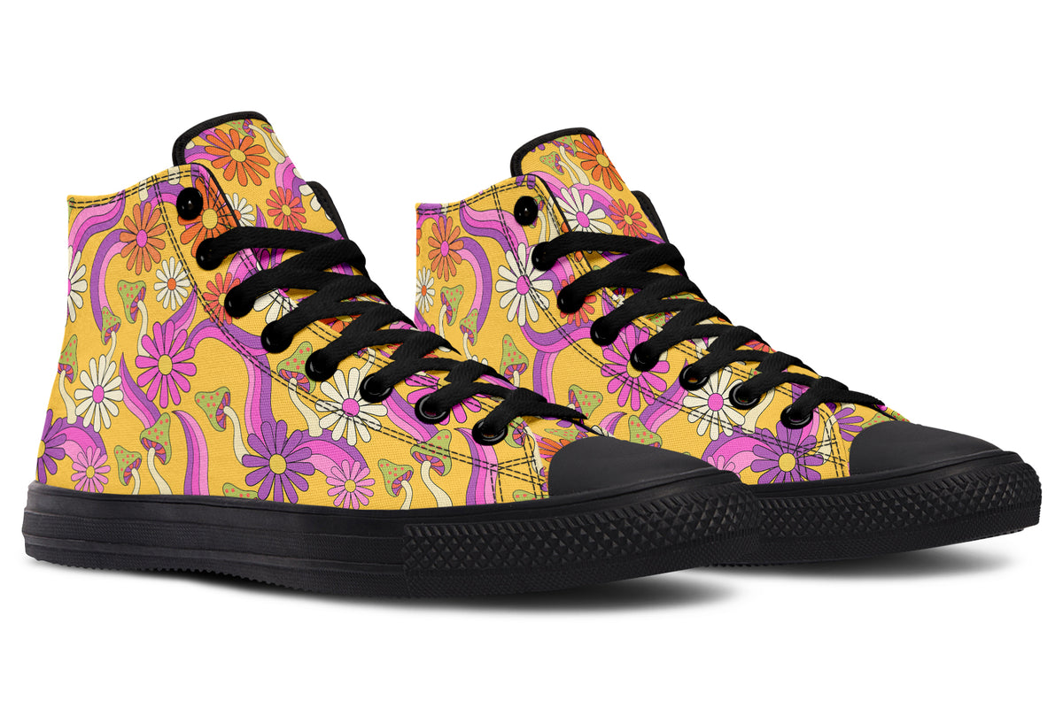 Groovy Garden High Tops