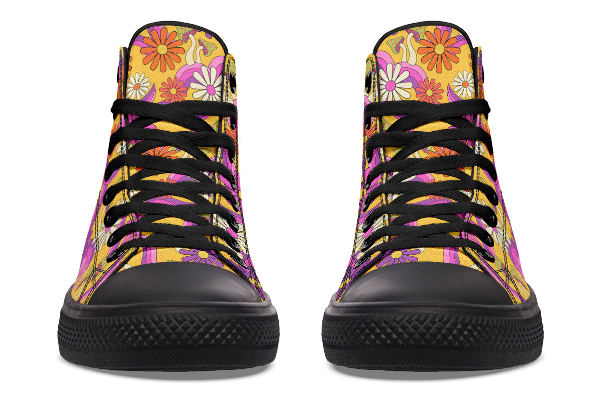 Groovy Garden High Tops