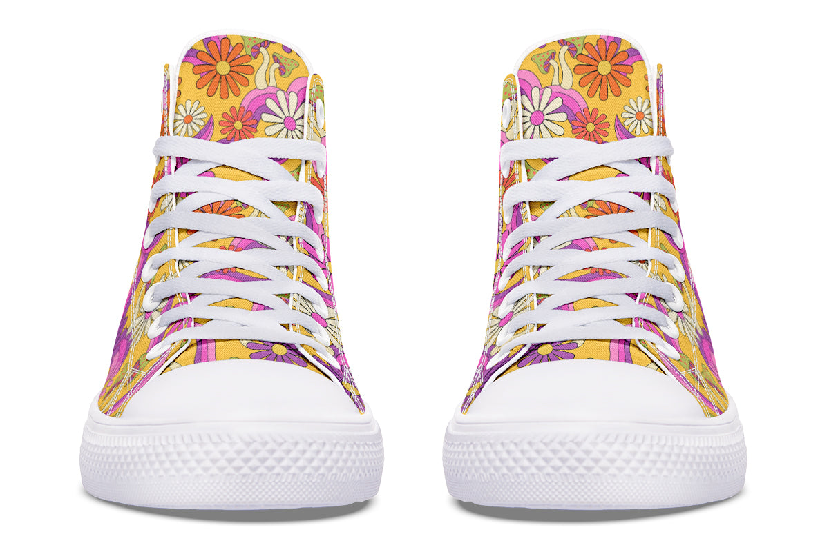 Groovy Garden High Tops