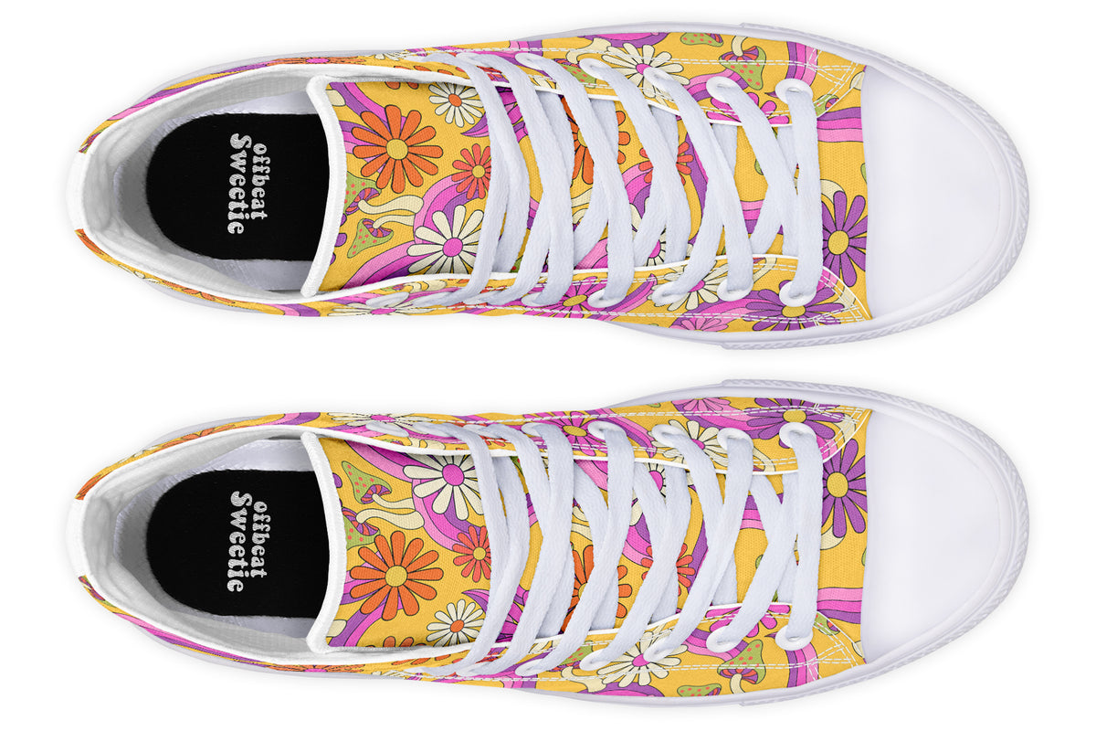 Groovy Garden High Tops