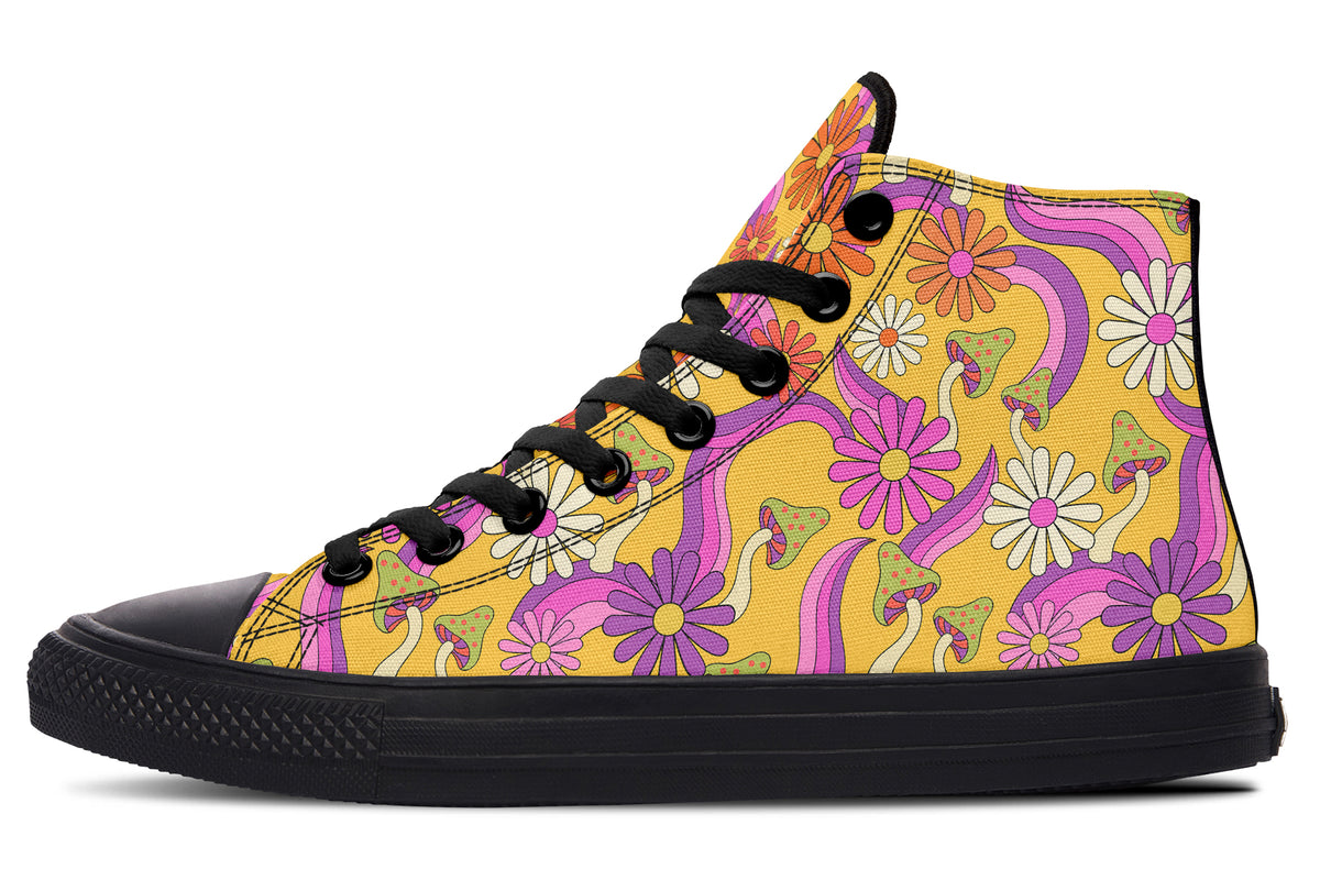 Groovy Garden High Tops (Wide)