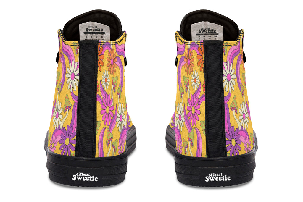 Groovy Garden High Tops (Wide)