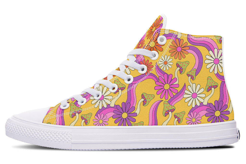 Groovy Garden High Tops (Wide)