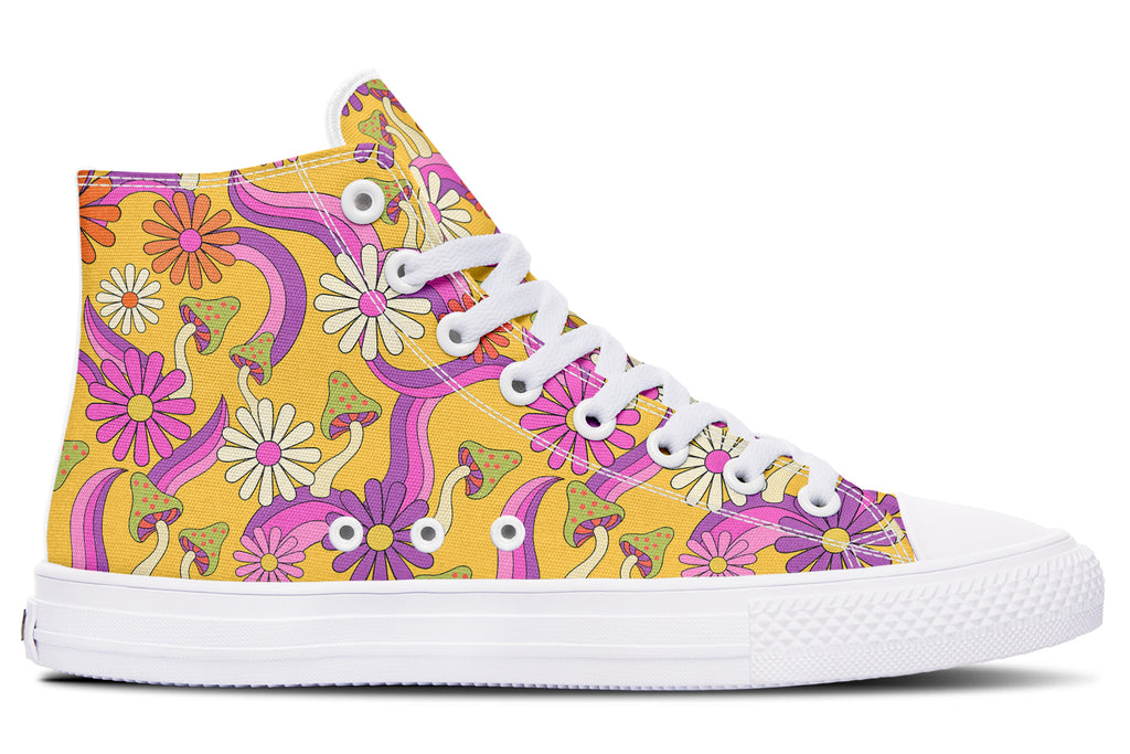 Groovy Garden High Tops (Wide)