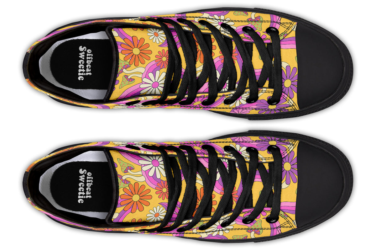 Groovy Garden High Tops (Wide)