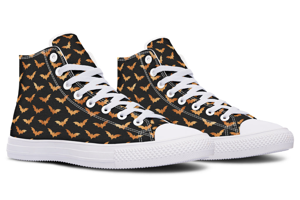 Halloween Bats High Tops - Offbeat Sweetie