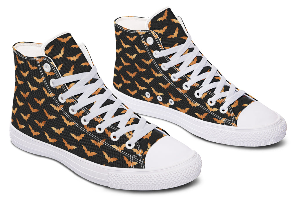 Halloween Bats High Tops - Offbeat Sweetie