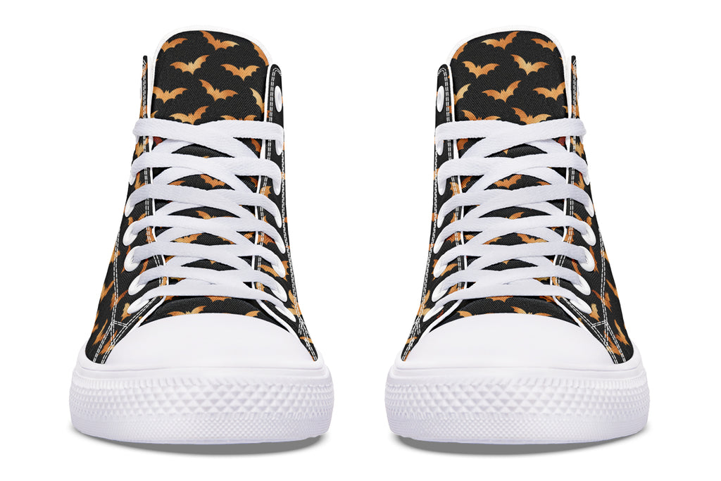 Halloween Bats High Tops - Offbeat Sweetie