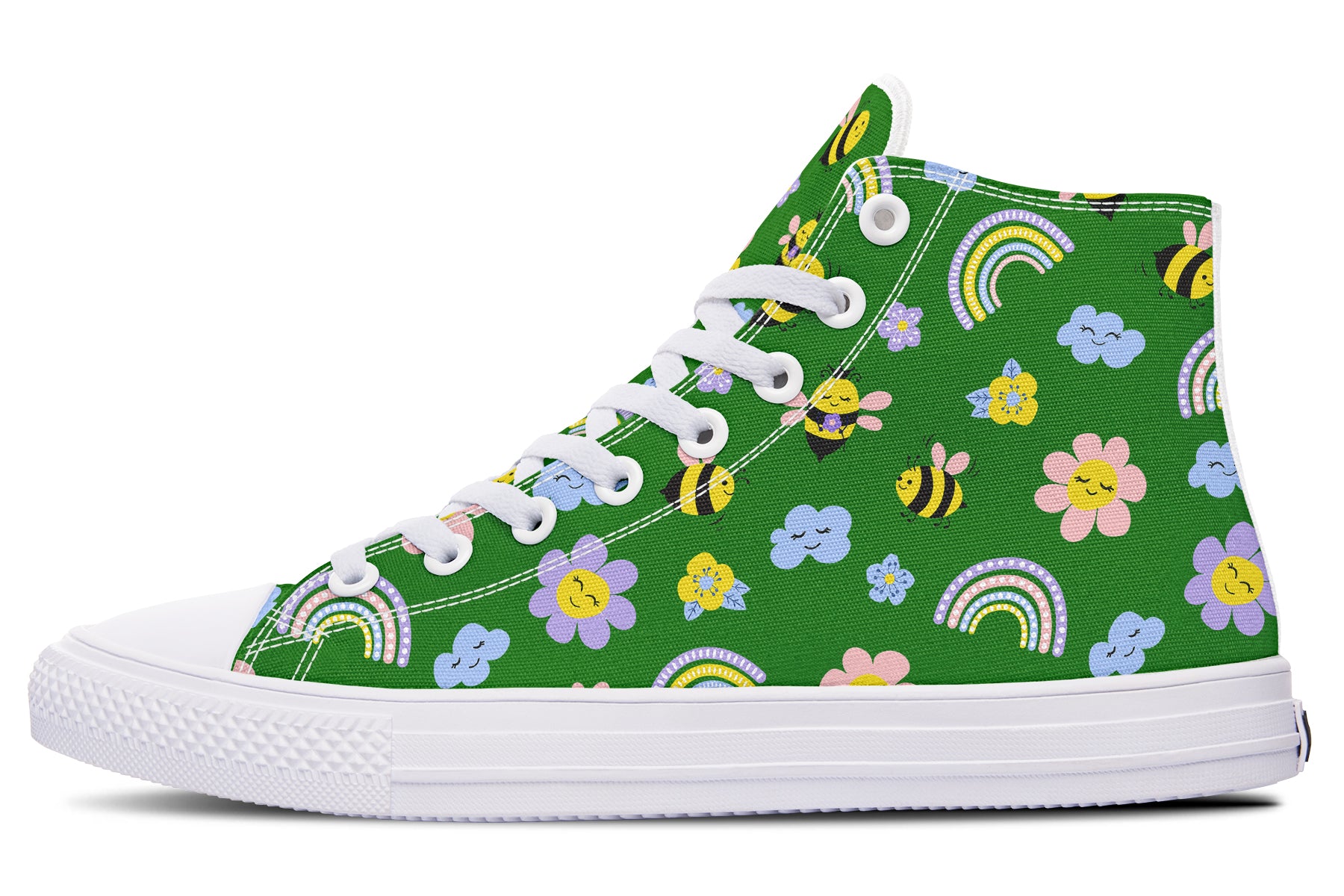 Happy Bees High Tops (Wide)