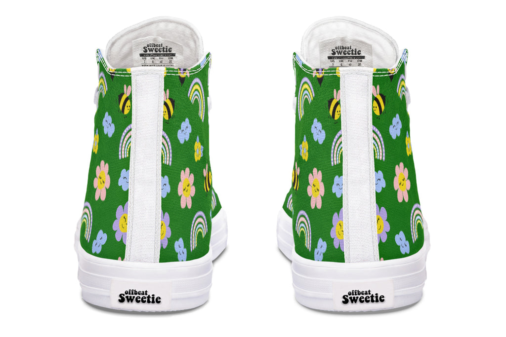 Happy Bees High Tops (Wide)