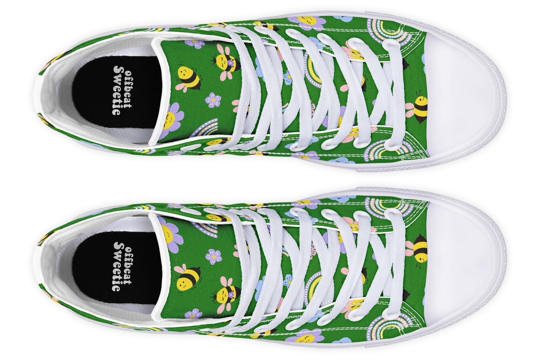 Happy Bees High Tops (Wide)
