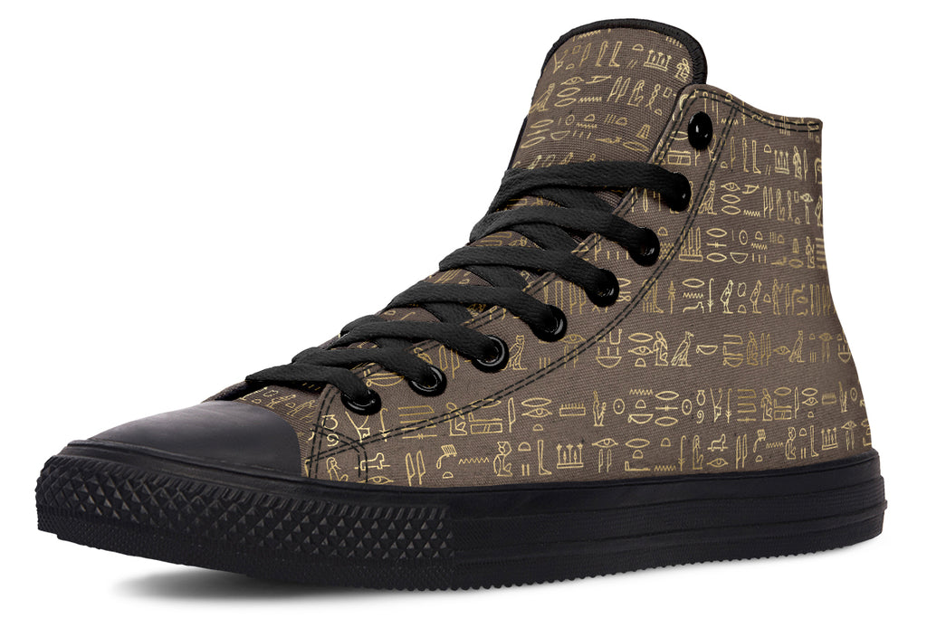 Hieroglyphics High Tops (Wide)
