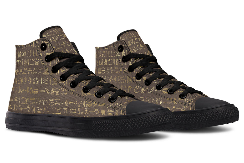Hieroglyphics High Tops (Wide)