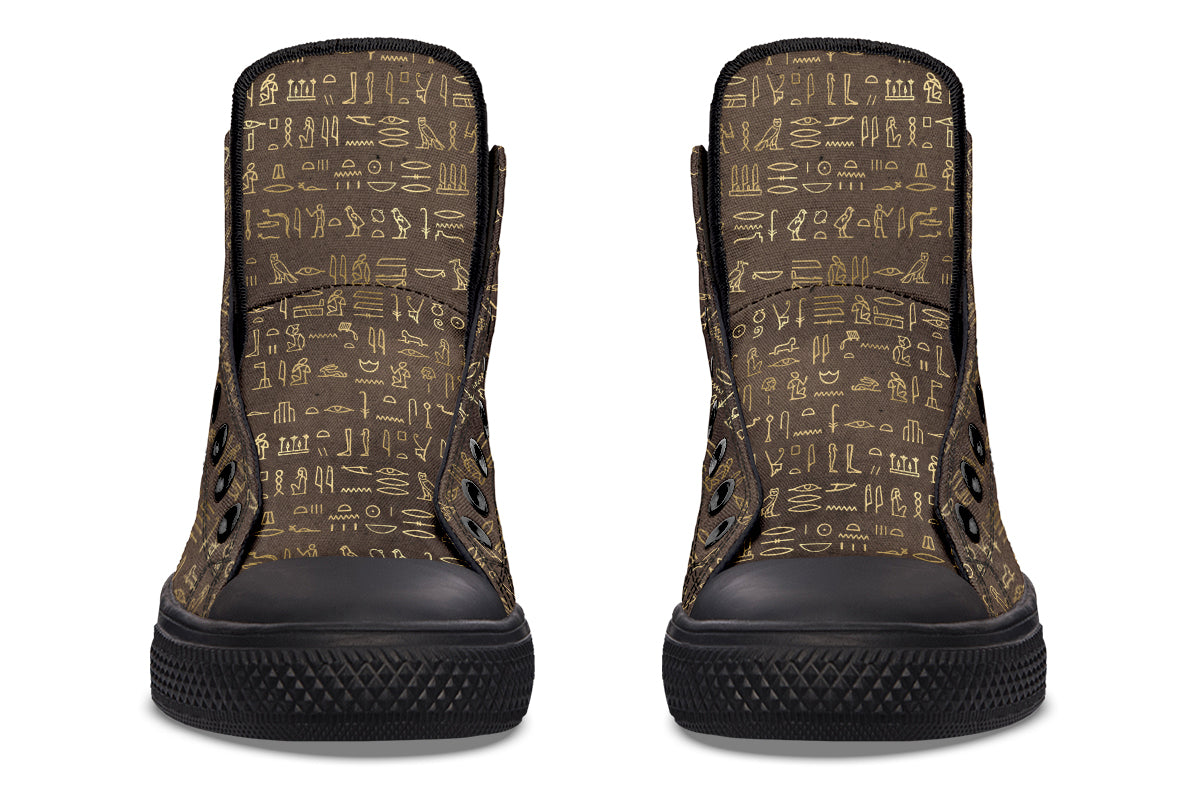 Hieroglyphics High Tops (Wide)