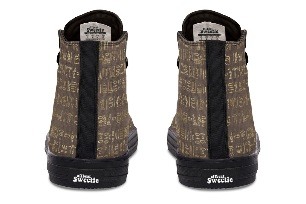 Hieroglyphics High Tops (Wide)