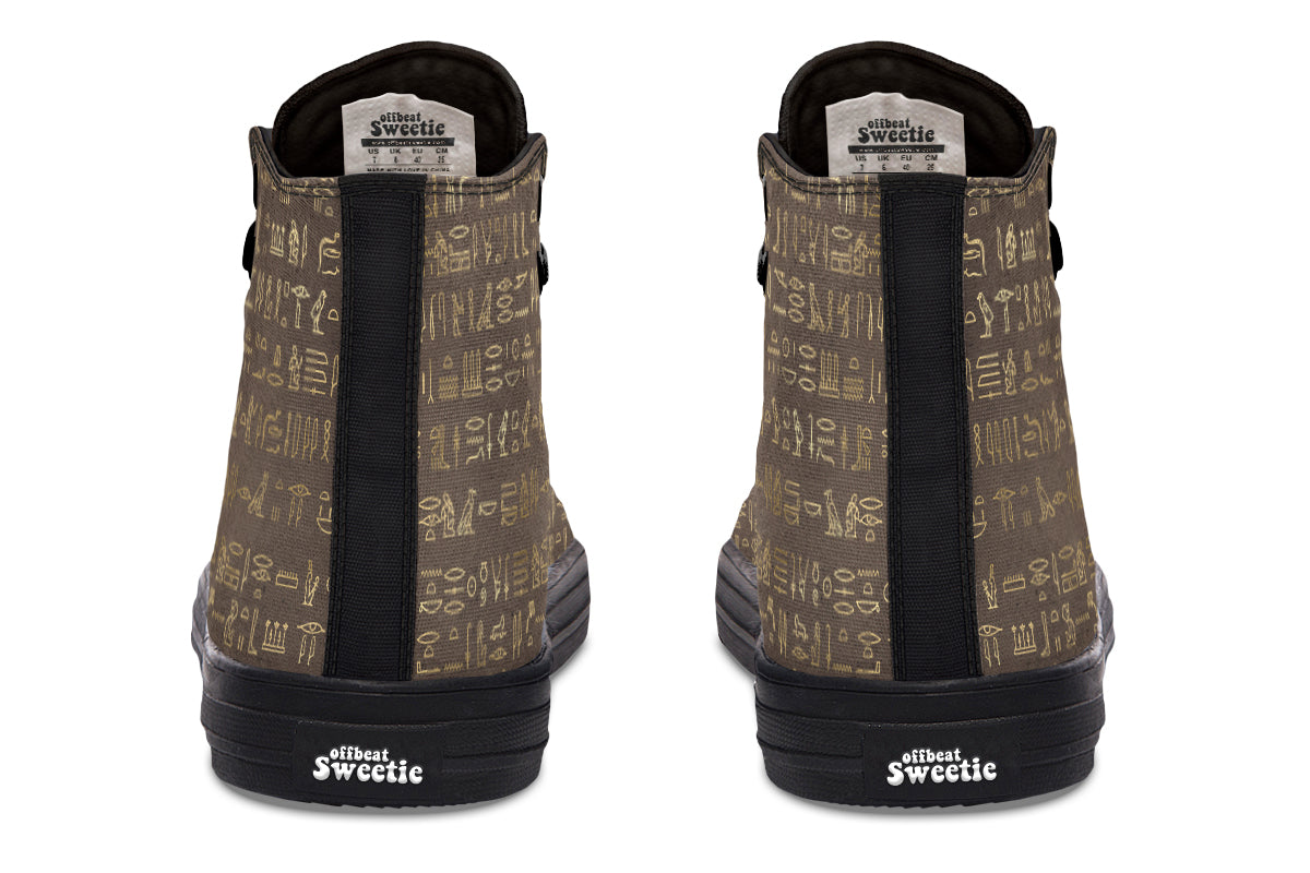 Hieroglyphics High Tops (Wide)