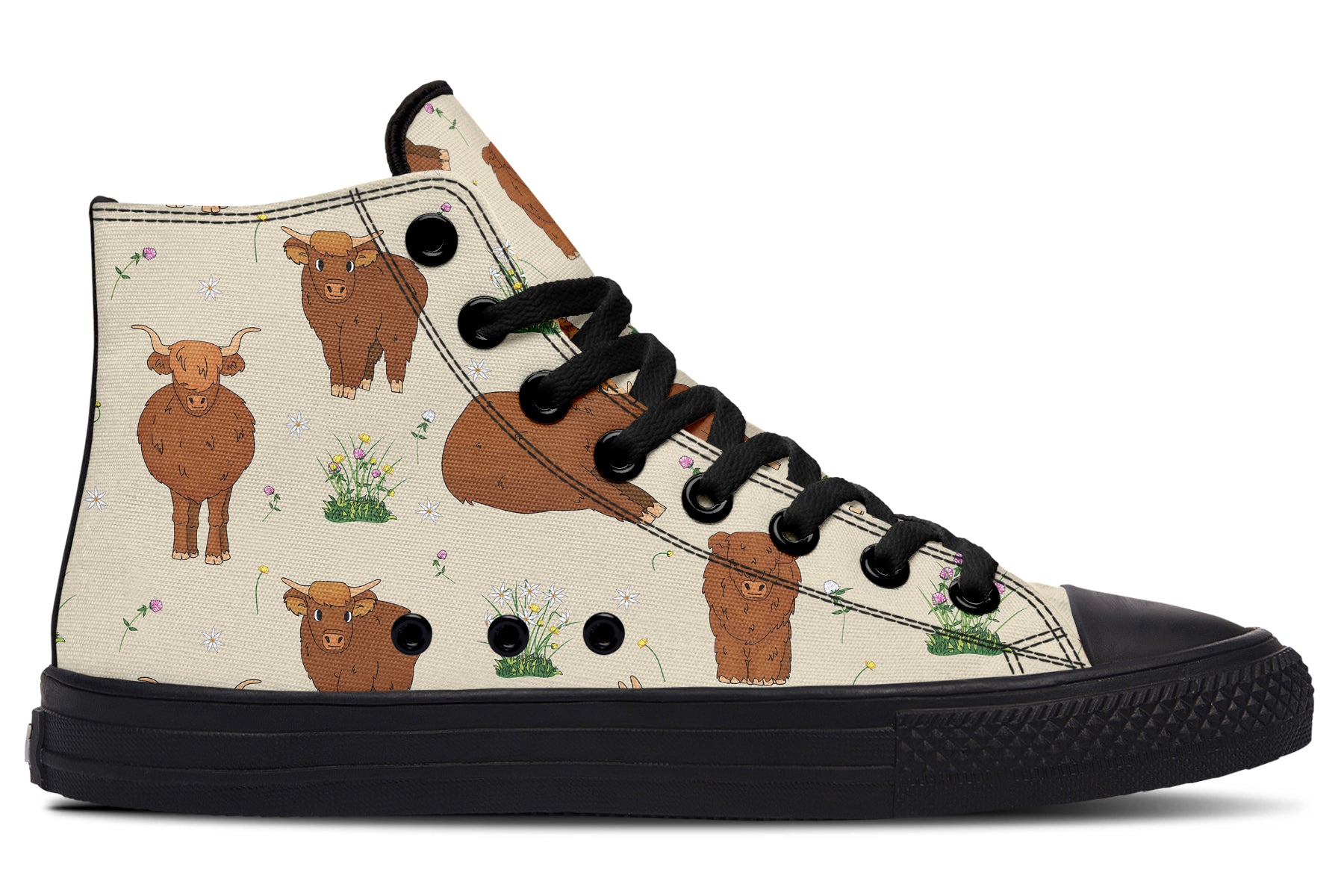 Highland Cows High Tops (Wide)
