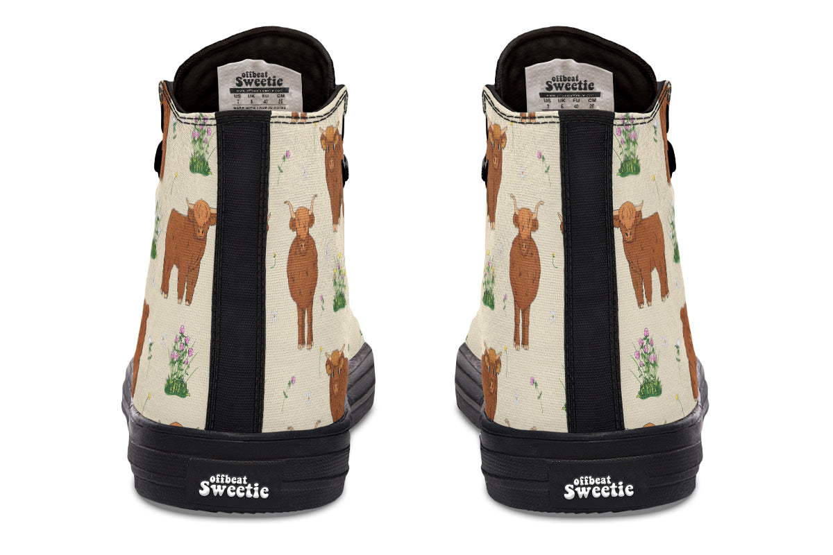 Highland Cows High Tops (Wide)