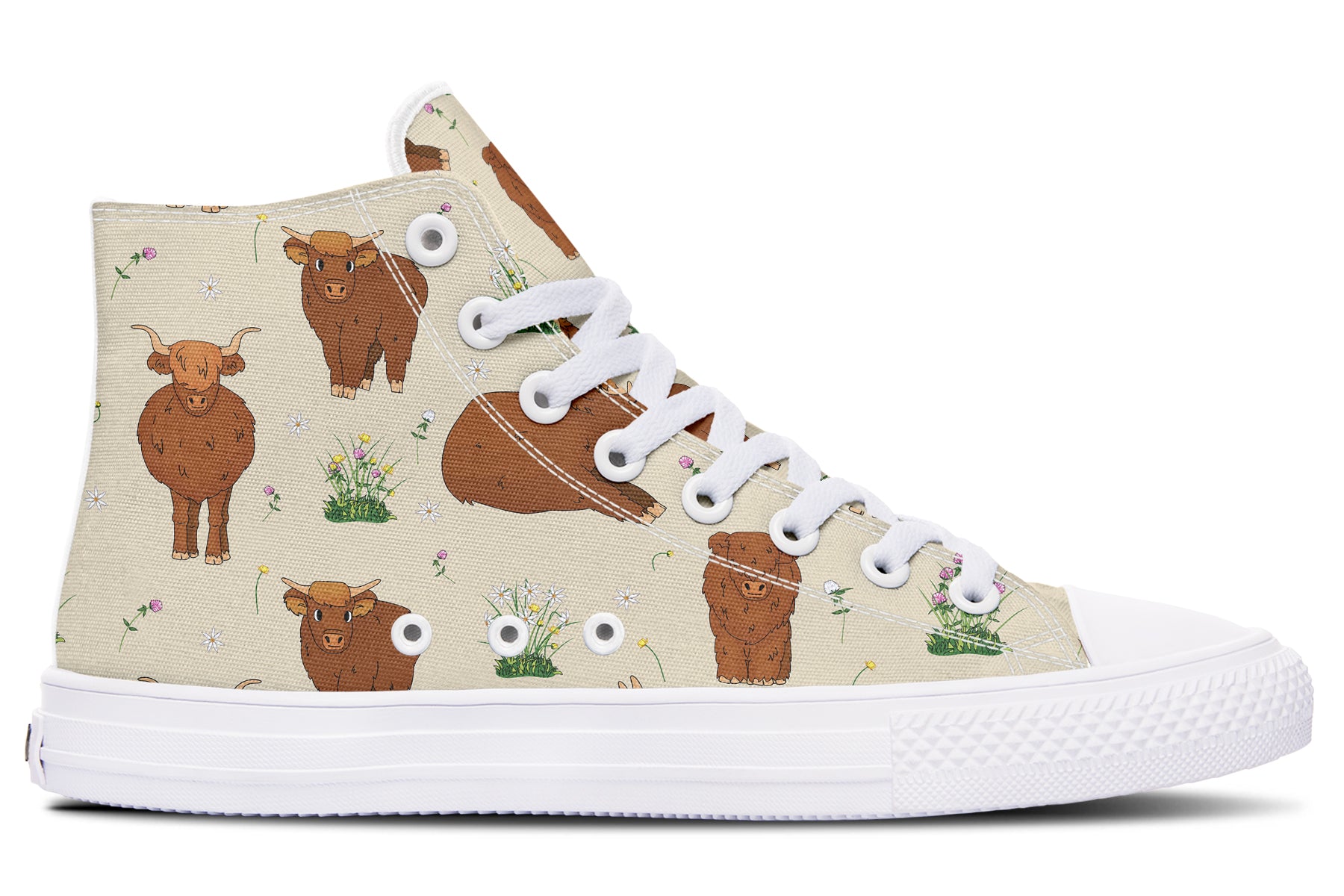Highland Cows High Tops (Wide)