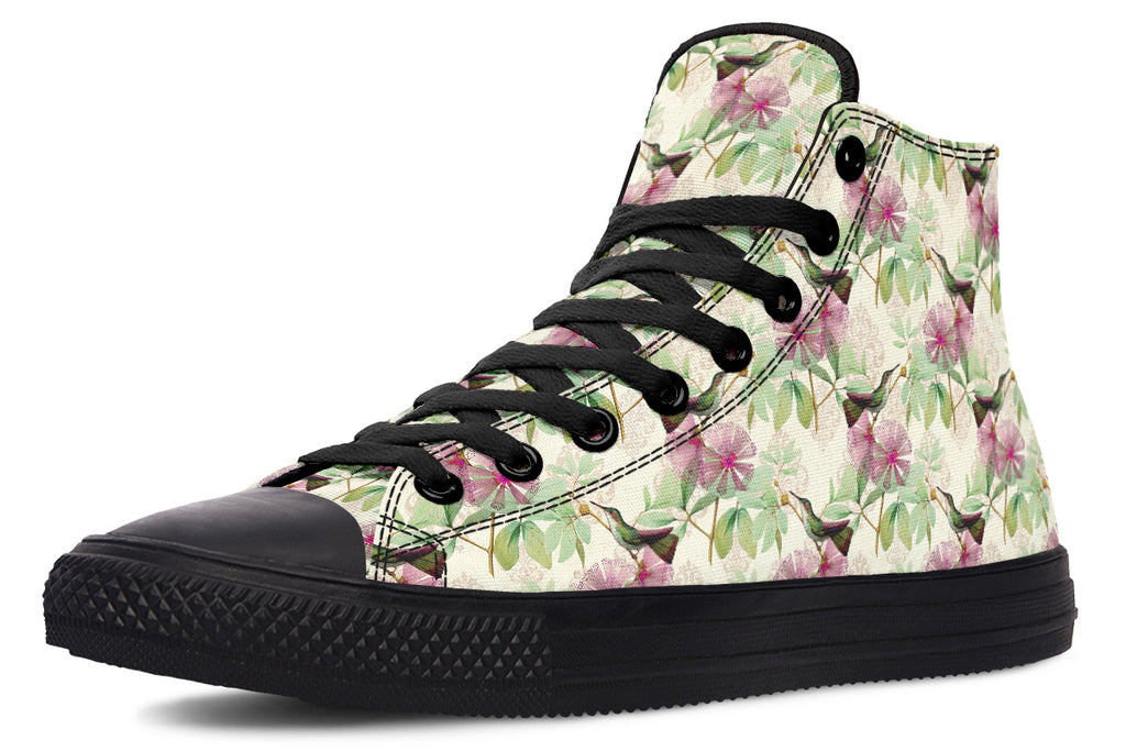Hummingbirds High Tops (Wide)