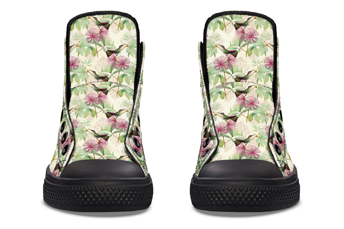 Hummingbirds High Tops (Wide)