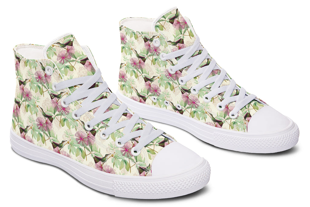 Hummingbirds High Tops (Wide)