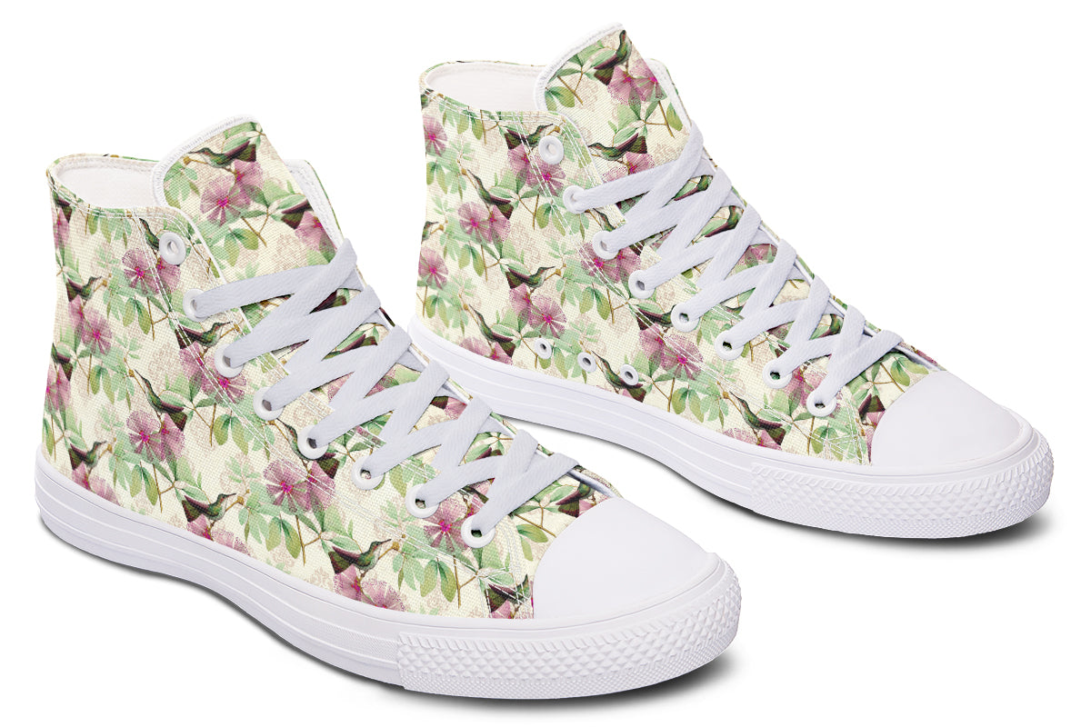 Hummingbirds High Tops (Wide)
