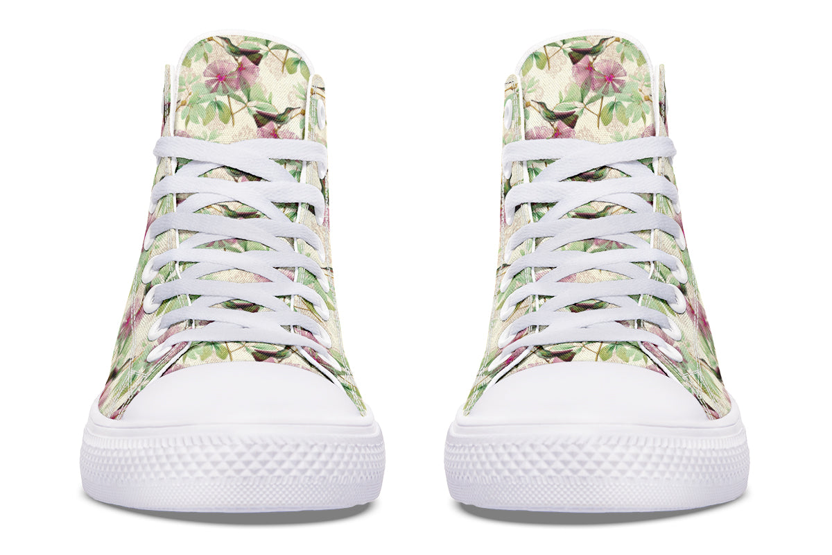 Hummingbirds High Tops (Wide)