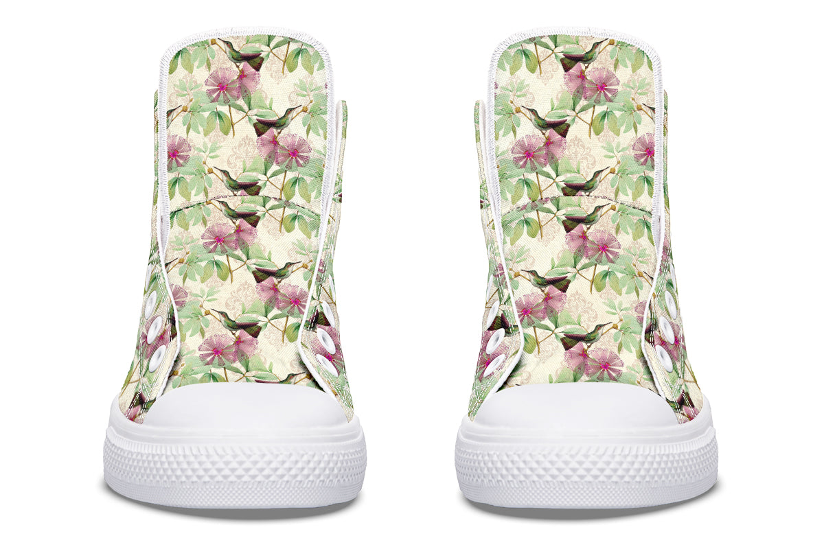 Hummingbirds High Tops (Wide)