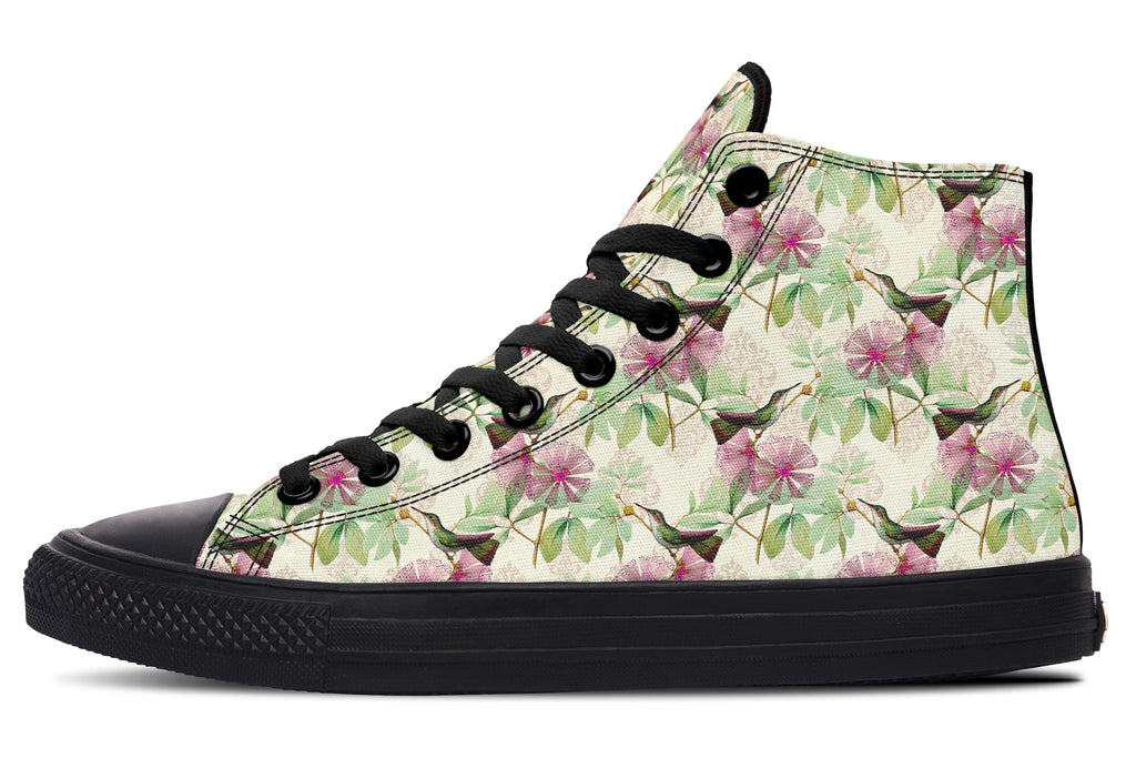 Hummingbirds High Tops (Wide)