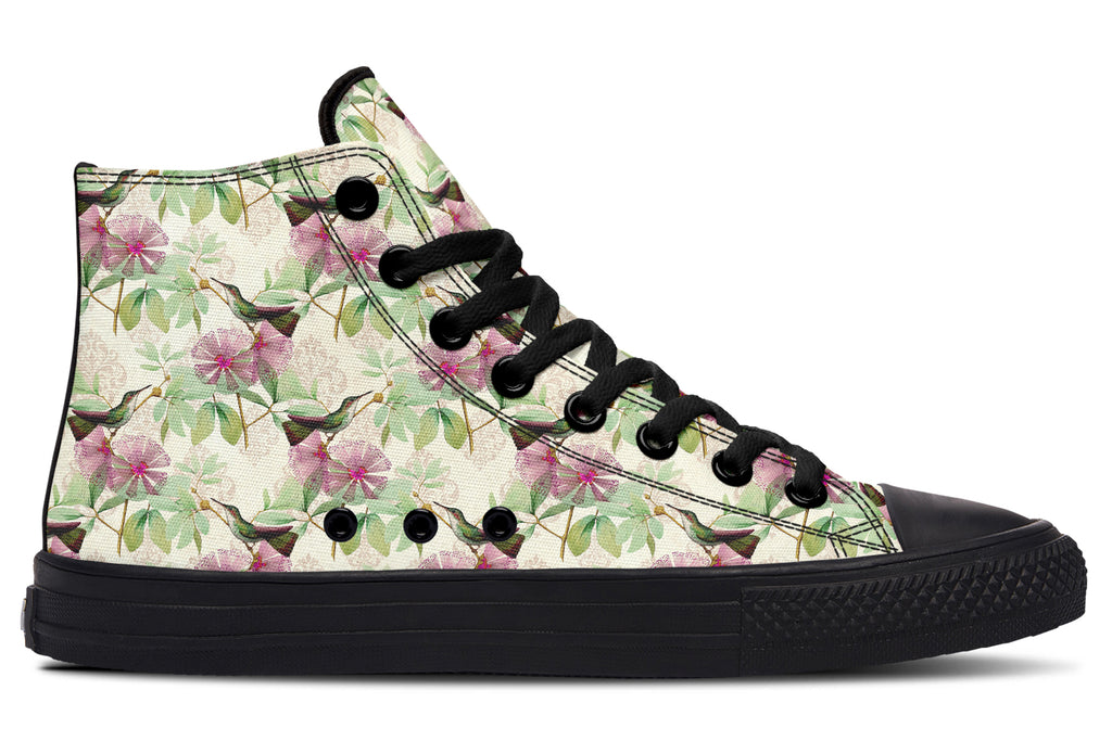 Hummingbirds High Tops (Wide)