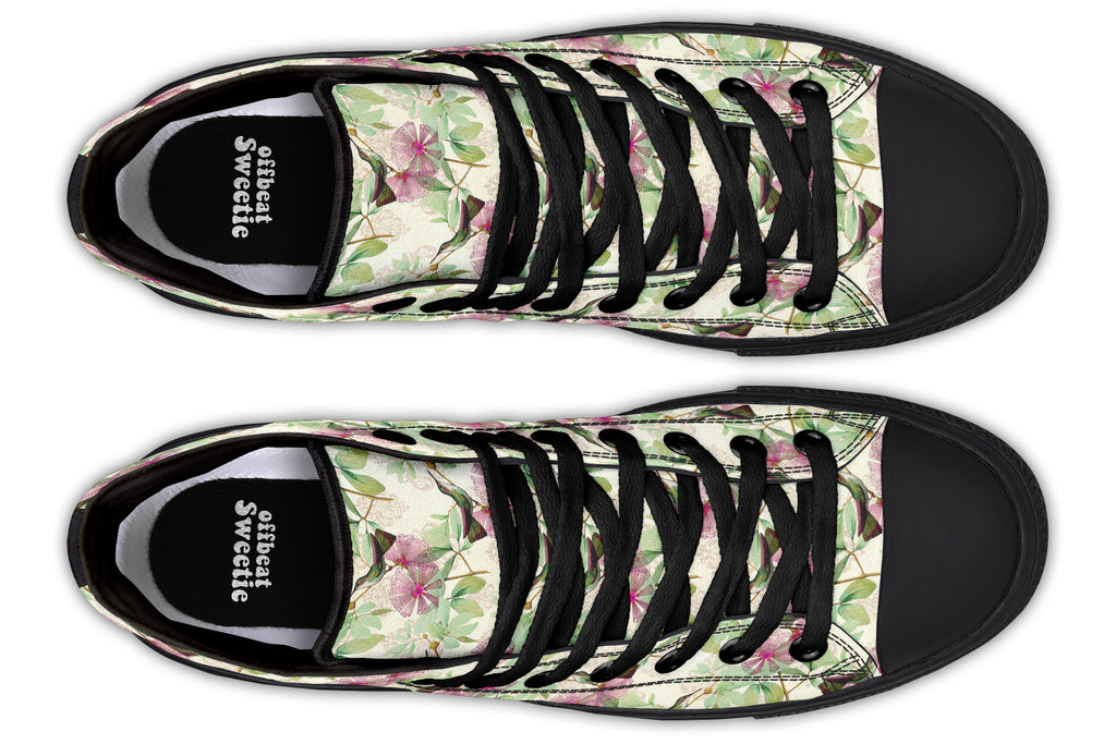 Hummingbirds High Tops (Wide)