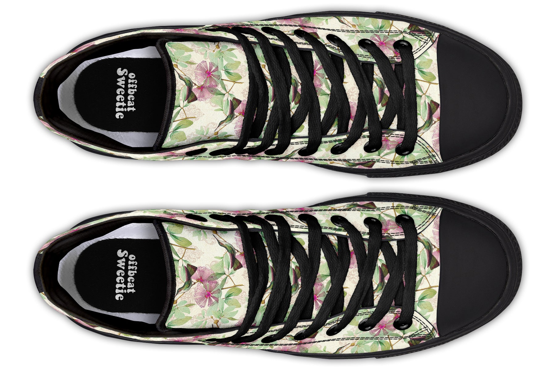Hummingbirds High Tops (Wide)