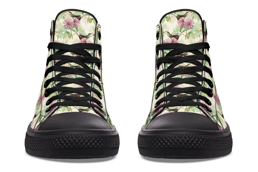 Hummingbirds High Tops - Offbeat Sweetie