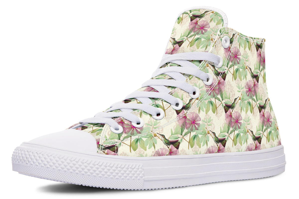 Hummingbirds High Tops - Offbeat Sweetie
