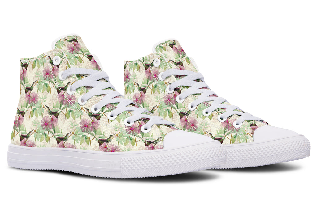 Hummingbirds High Tops - Offbeat Sweetie